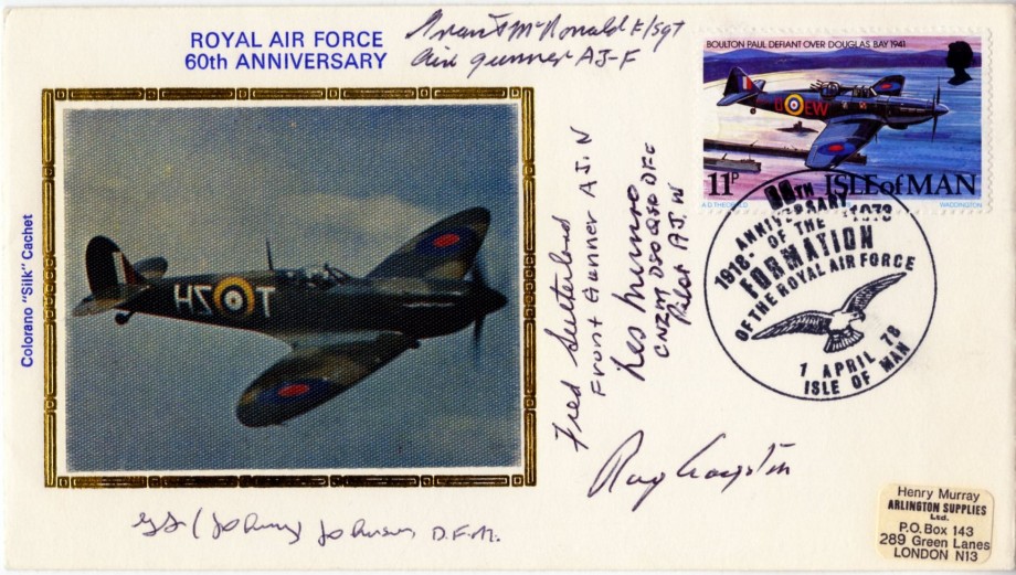 Dambusters 617 Squadron Cover Signed 5 Dambusters