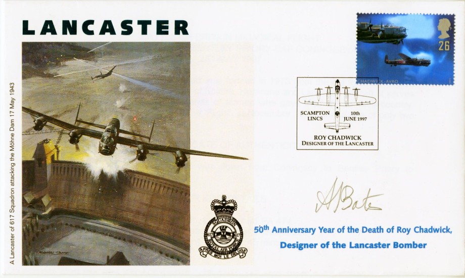 Dambusters 617 Squadron Cover Signed A S Bates