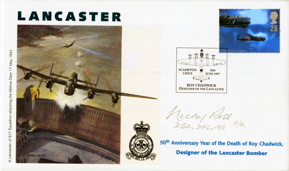 Dambusters 617 Squadron Cover Signed Nicky Ross