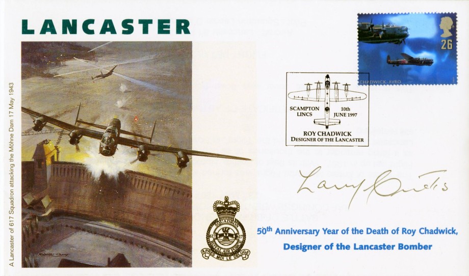 Dambusters 617 Squadron Cover Signed L W Curtis