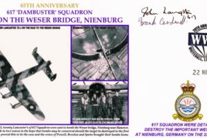 Dambusters 617 Squadron Cover Signed J Langston And F Cardwell