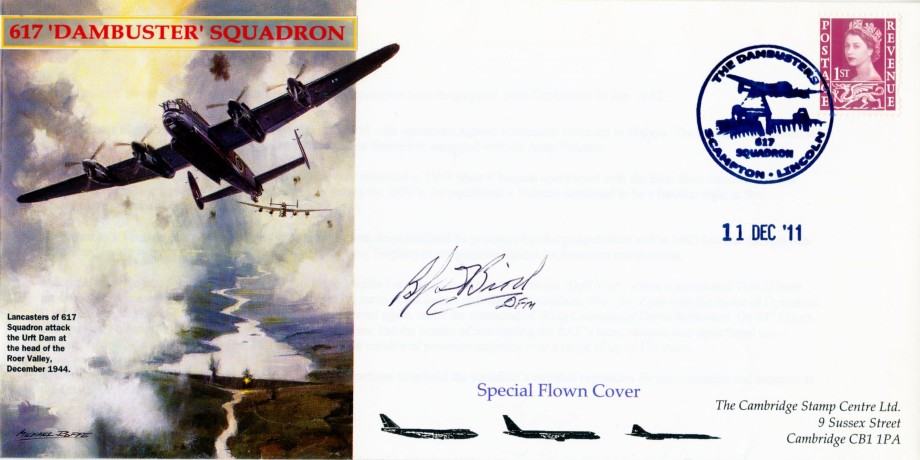 Dambusters 617 Squadron Cover Signed Ben Bird