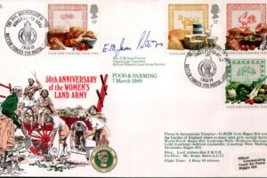 Womens Land Army FDC Signed by Mrs E M Jean Procter