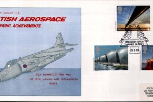 British Aerospace FDC Showing Sea Harrier