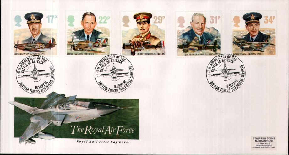 The RAF - 16th September 1986 FDC BFPO 2123 postmark