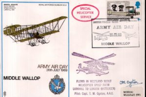Army Air Day July 1969 cover Sgd Ogston