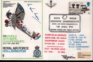 World Aerobatic Championships 1970 cover Sgd Turner-Hughes