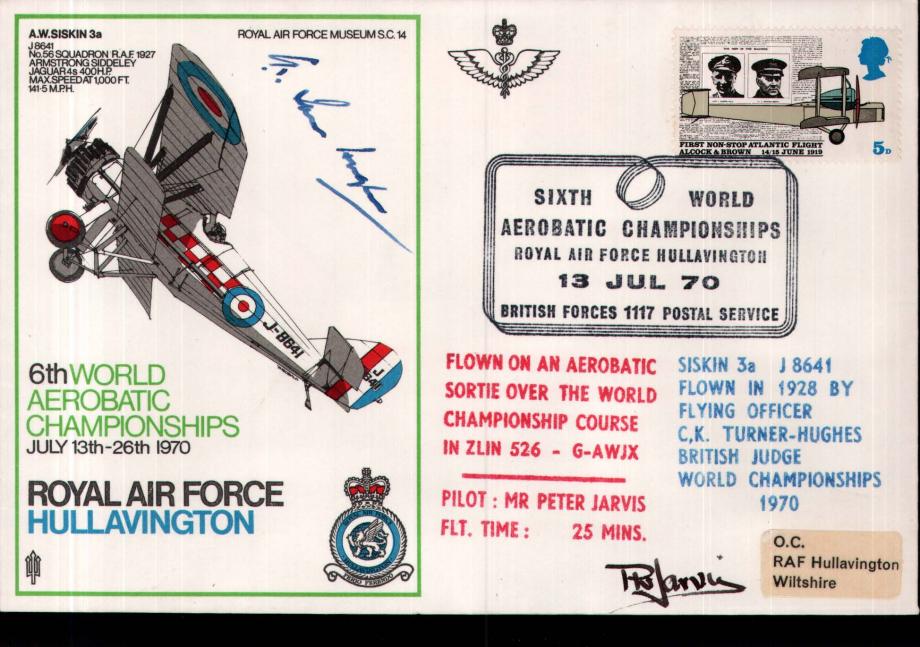 World Aerobatic Championships 1970 cover Sgd Turner-Hughes