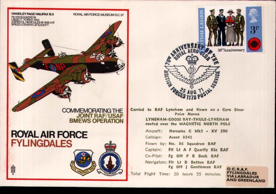 RAF/USAF BMEWS Operation cover