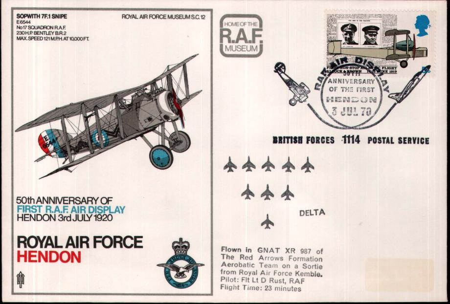 First RAF Air Display at Hendon 1920 cover