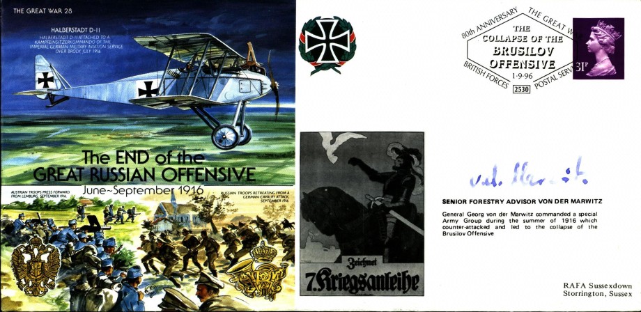 Great Russian Offensive cover Sgd von der Marwitz