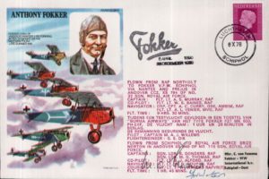 Anthony Fokker cover Sgd crew