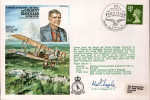 MRAF Viscount Trenchard cover Sgd M W P Chapple