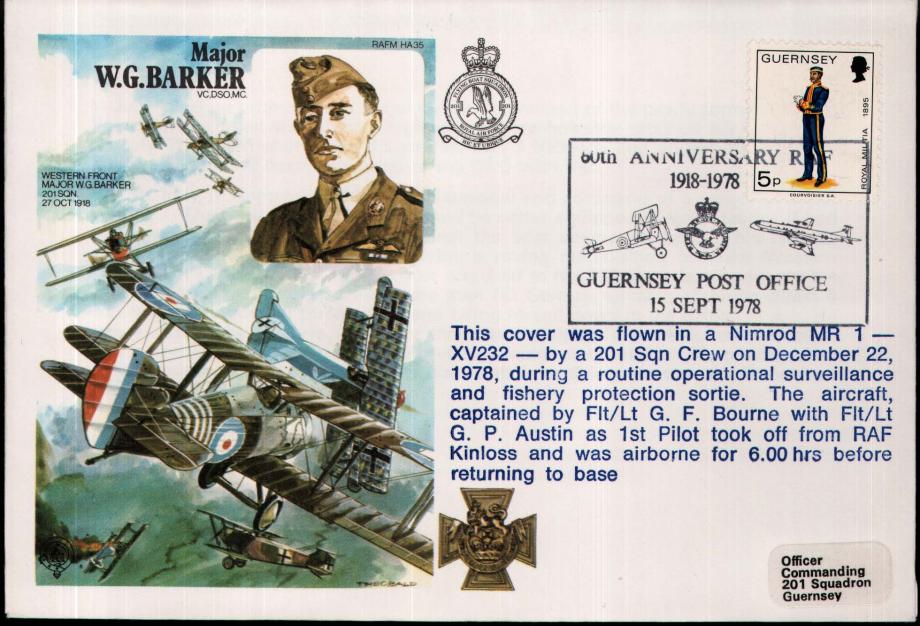 Major W.G Barker VC cover