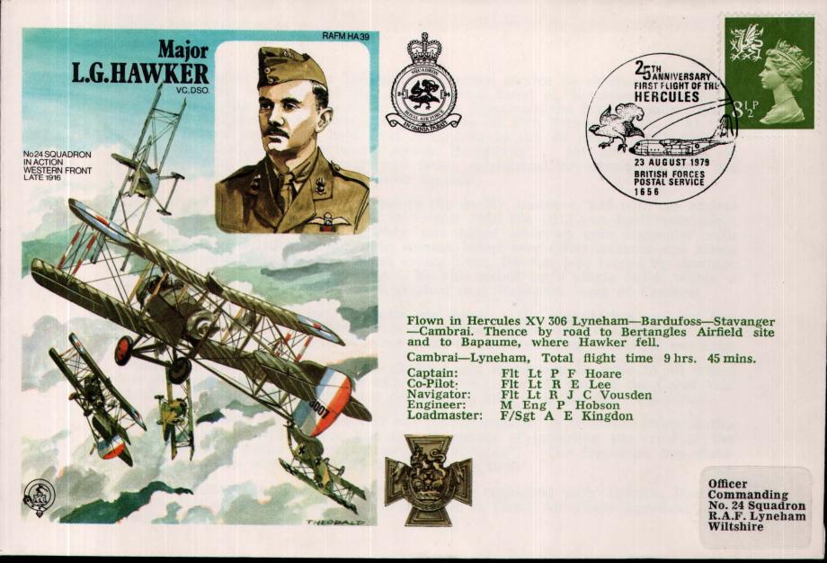 Major L.G Hawker VC cover