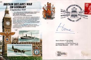 Britain Declares War on Germany cover Sgd Baron Home