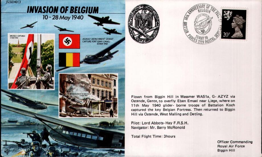 Invasion of Belgium cover