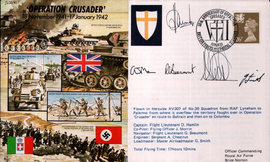 Operation Crusader cover Sgd crew