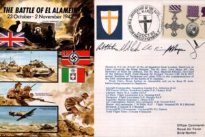 Battle Of El Alamein Cover Signed Crew