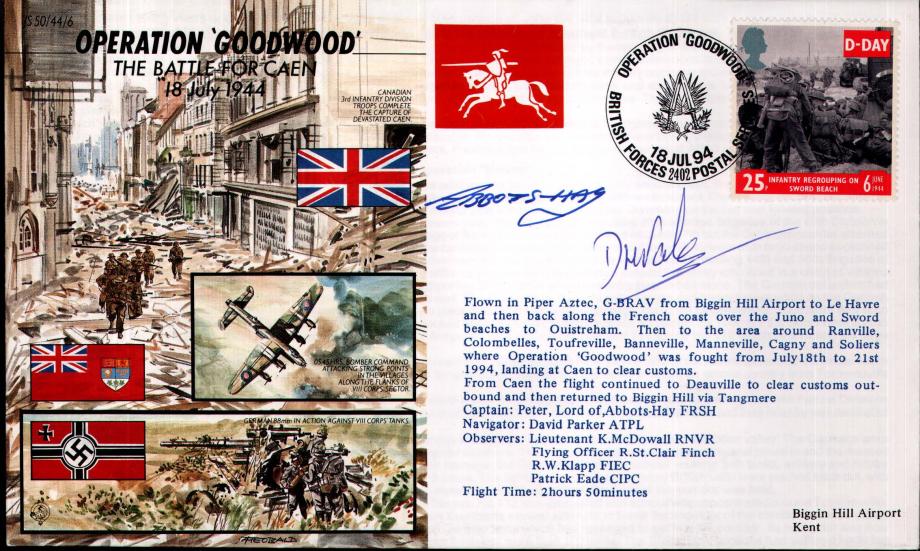 Operation Goodwood cover Sgd crew