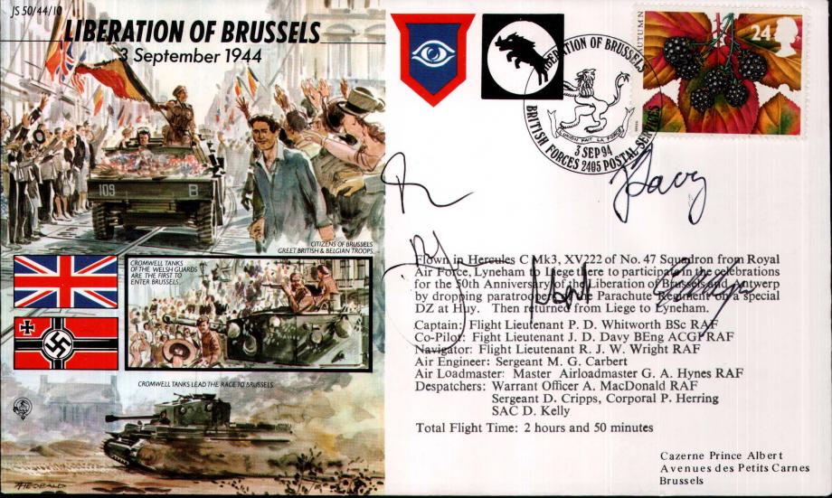 Liberation of Brussels cover Sgd crew