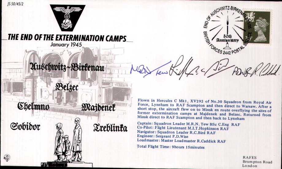 End of the Extermination Camps cover Sgd crew