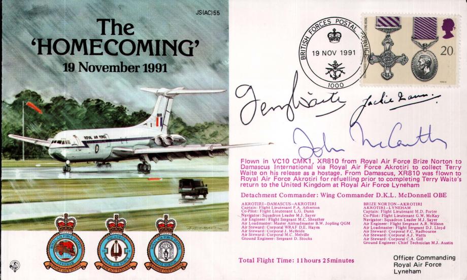 The Homecoming cover Signed McCarthy Waite and Mann