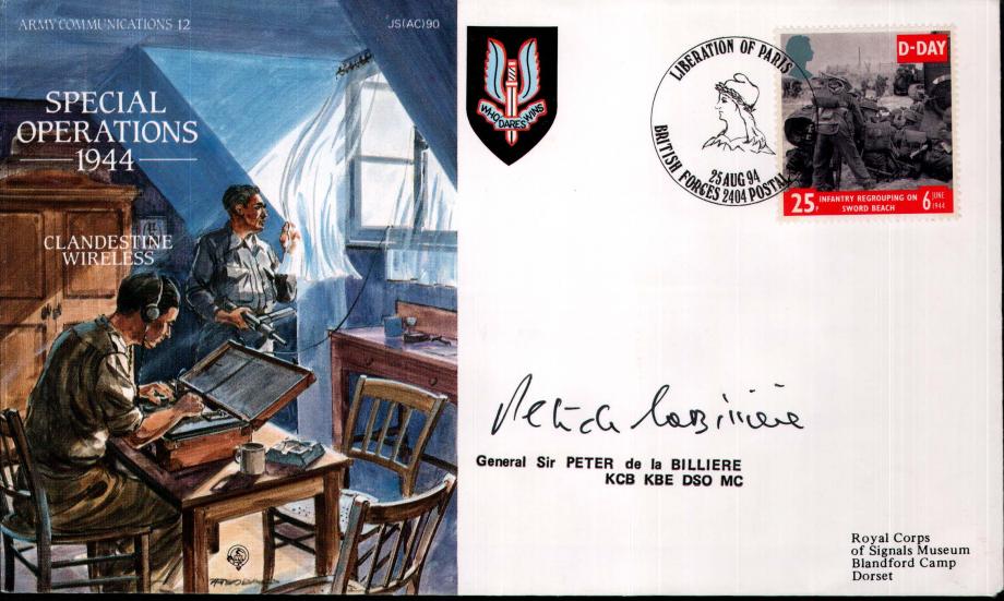 Special Operations in 1944 cover Sgd de la Billiere