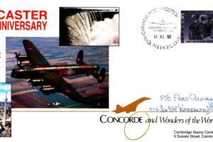 Lancaster cover Sgd F Coleman of 514 Sq