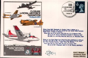 Closure of RAF Oakington cover Sgd crew