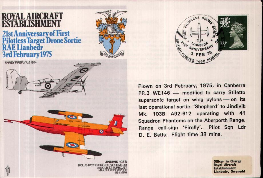 Royal Aircraft Establishment cover