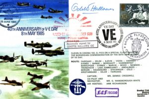 Ann of VE Day cover Odette Hallowes