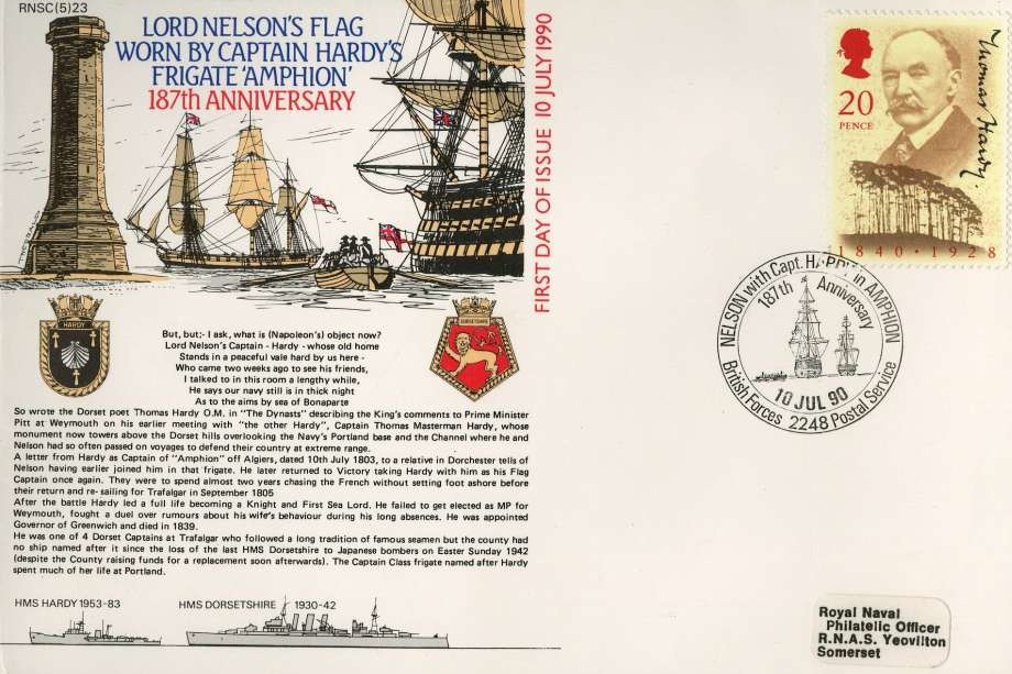 Frigate Amphion FDC - 10th July 1990