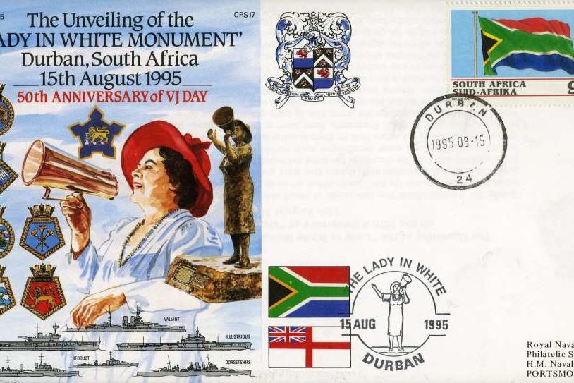 Unveiling of the Lady in White Monument'at Durban in South Africa cover