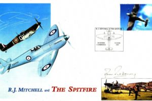 Spitfire Cover Signed By J Pickering A BoB Pilot Of 64 Squadron 261 Squadron 80 Squadron And 145 Squadron
