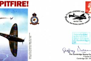 Spitfire Cover Signed By G H A Wellum A BoB Pilot With 92 Squadron At RAF Biggin Hill
