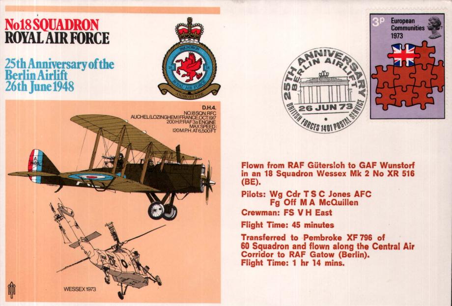No 18 Squadron cover
