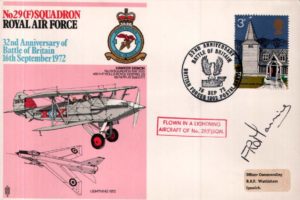 29(F) Squadron cover Sgd pilot