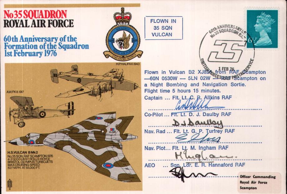 No 35 Squadron Sgd crew of 5