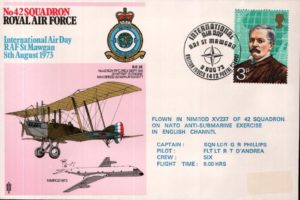 No 42 Squadron cover