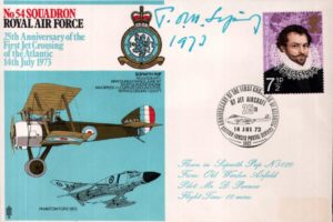 54 Squadron cover Signed by Sir Tom Sopwith