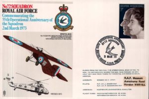 No 72 Squadron cover