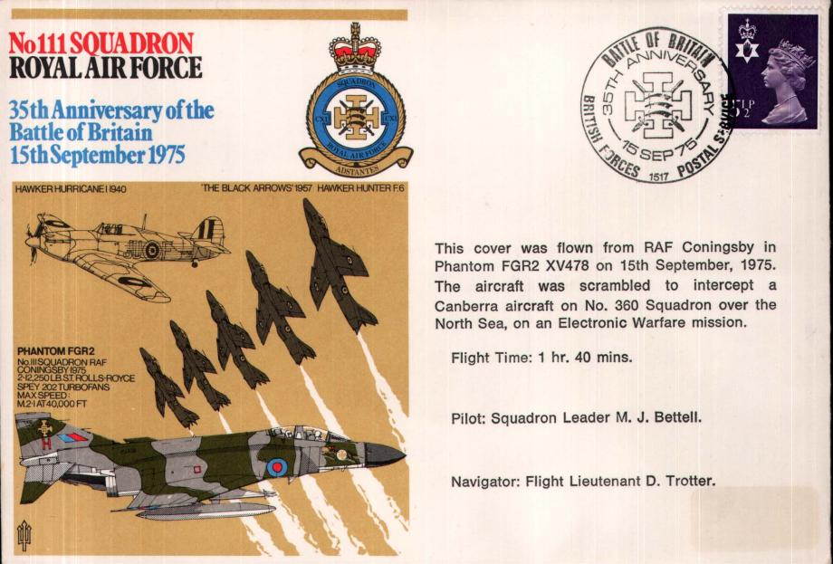 No 111 Squadron cover