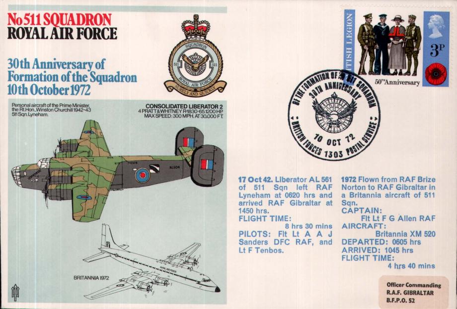 No 511 Squadron cover