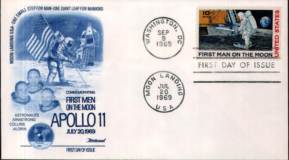 Apollo 11 FDC 20th July 1975