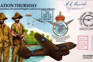 Operation Thursday cover Sgd F Heard J H Milner and courier