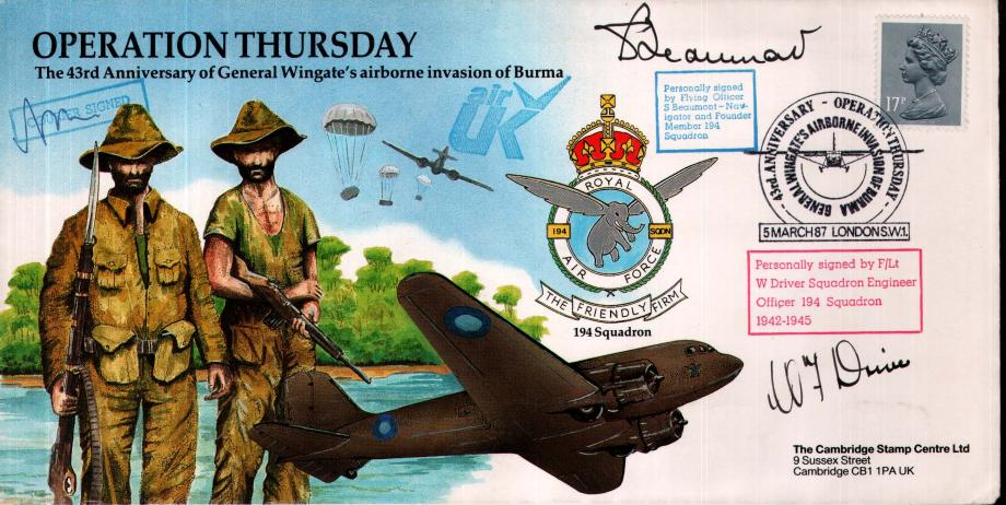 Operation Thursday cover Sgd S Beaumont and W Driver