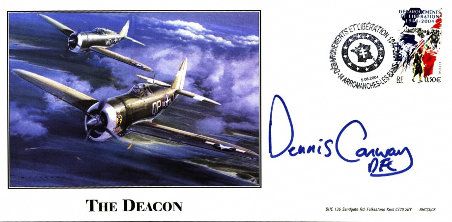 The Deacon P47D Thunderbolt cover Sgd L D Conway 610 Sq