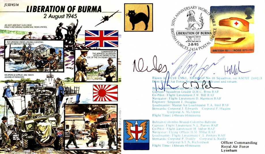 Liberation of Burma cover Sgd crew