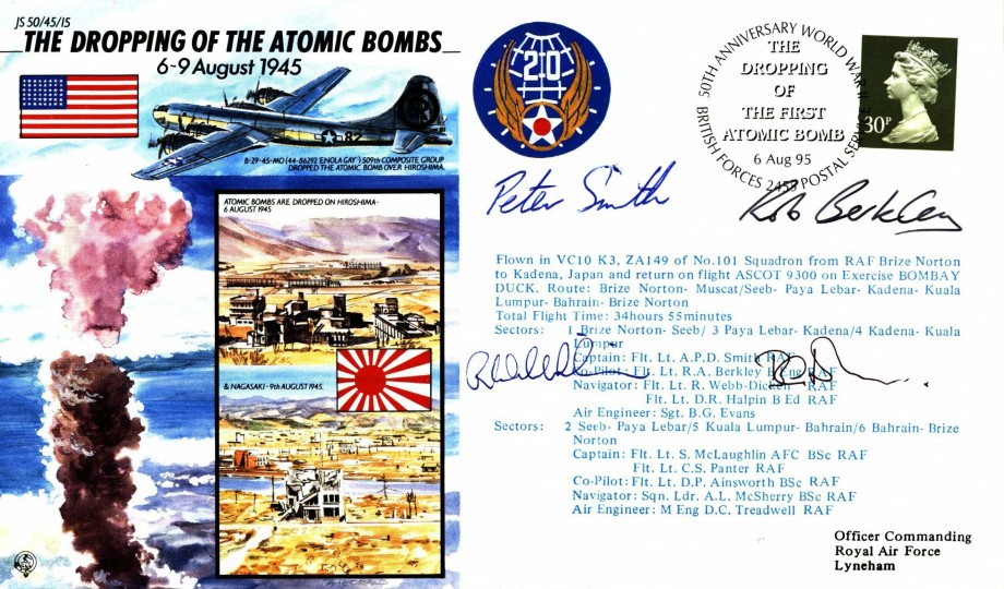 Dropping of the Atomic Bombs cover Sgd crew